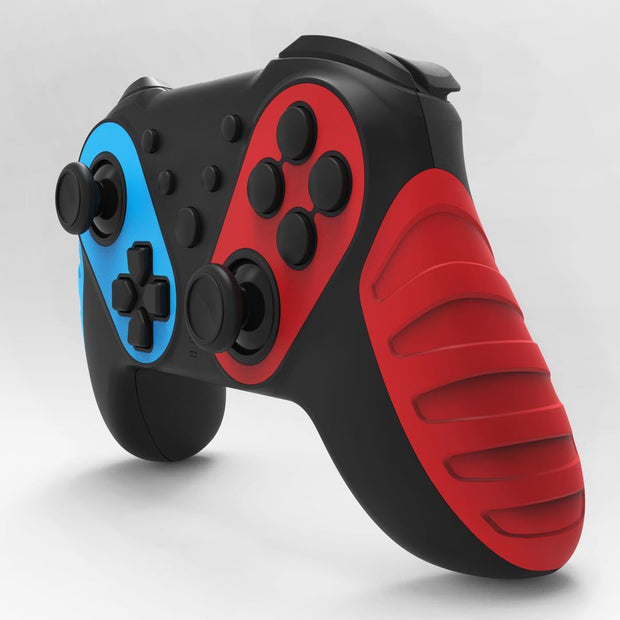 Red and blue wireless Bluetooth gamepad