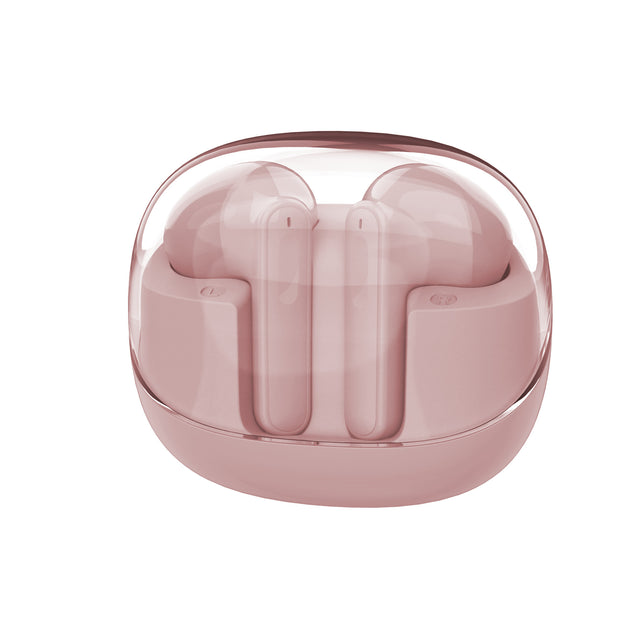 Wireless Bluetooth-compatible Headset Transparent Mini Bin