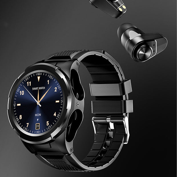 Simple Two-in-one Smart Earphone Watch