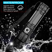 USB Charging Zoom P50 Flashlight