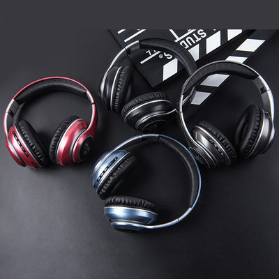 Folding LED Wireless Over-Ear Bluetooth Sports Headphones